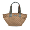 Gucci GG Canvas Web Tote Secondhand