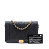 Chanel Pleated Crumpled Chevron Calfskin Le Boy Wallet On Chain Secondhand