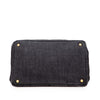 Prada Denim Canapa Logo Satchel Secondhand