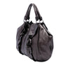 Prada Metallic Nappa Mordore Ruffle Tote Secondhand