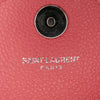 Saint Laurent Baby Grained Calfskin Chevron Classic Monogram Chain Bag Secondhand
