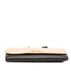 Miu Miu Bicolor Leather Wallet On Chain Secondhand