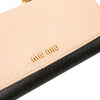 Miu Miu Bicolor Leather Wallet On Chain Secondhand