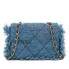 Chanel Mini Denim Mood Clutch with Chain Secondhand