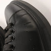 Alexander McQueen Runway Glitter-Heeled Leather Platform Trainers in Black, Size 39 EU Secondhand
