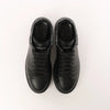 Alexander McQueen Runway Glitter-Heeled Leather Platform Trainers in Black, Size 39 EU Secondhand