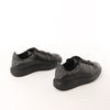 Alexander McQueen Runway Glitter-Heeled Leather Platform Trainers in Black, Size 39 EU Secondhand