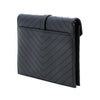 Saint Laurent Chevron Calfskin Classic Monogram Envelope Crossbody Secondhand