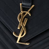 Saint Laurent Chevron Calfskin Classic Monogram Envelope Crossbody Secondhand