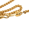Chanel CC Gold Plated Filigree Pendant Necklace Secondhand