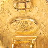 Secondhand Chanel CC Gold Plated Round Clip On Earrings
