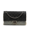 Chanel Tricolor Quilted Denim Reissue 2.55 Double Flap 226 Secondhand