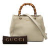 Gucci Mini Calfskin Bamboo Shopper Satchel Secondhand