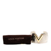 Louis Vuitton Textured Brass Essential V Colorama Open Cuff Bracelet Secondhand