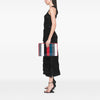 Balenciaga Lambskin Striped Bazar Clutch Secondhand