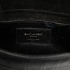 Secondhand Saint Laurent Small Croc Embossed Leather Monogram Kate Tassel Crossbody
