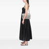 Saint Laurent Large Chevron Sheepskin Monogram College Satchel Secondhand