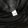 Prada Vitello Trimmed Tessuto Zip Top Crossbody Secondhand