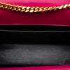 Saint Laurent Small Chevron Calfskin Monogram Envelope Bag Secondhand