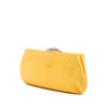 Chanel Satin Crystal Camellia Evening Frame Clutch Secondhand