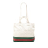 Gucci Canvas Web Embossed Logo Tote Secondhand