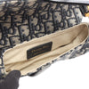 Dior Mini Oblique Canvas Saddle Bag Secondhand