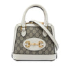 Gucci Mini GG Supreme Horsebit 1955 Top Handle Bag Secondhand
