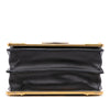 Secondhand Prada City Calf Trimmed Velvet Leopard Print Cahier Crossbody