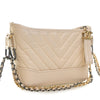 Chanel Small Chevron Aged Calfskin Gabrielle Hobo Secondhand