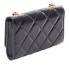 Chanel CC Quilted Patent Medallion Single Flap Secondhand