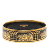 Hermès Wide Grand Apparat Enamel Bangle 65 Secondhand