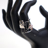 Louis Vuitton Palladium Plated Enamel Fairytale Cocktail Ring Secondhand
