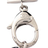 Chanel Stainless Steel Crystal CC Cross Lanyard Necklace Secondhand