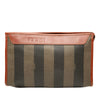 Fendi Pequin Coated Canvas Cosmetic Clutch Secondhand
