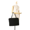 Ferragamo Nylon Tiered Grosgrain Tote Secondhand