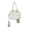 Secondhand Paola Del Lungo Woven Leather Bag with Fringe - '90s