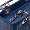 Dior Medium Ultra Matte Calfskin Embossed Cannage Lady Dior Secondhand