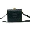 Chanel CC Chevron Lambskin Box Crossbody Secondhand