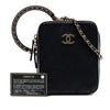 Chanel Calfskin Stitched Cup Of Tea Vanity Case Secondhand
