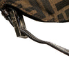 Fendi Zucca Canvas Double Flap Shoulder Bag Secondhand