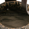 Fendi Zucca Canvas Double Flap Shoulder Bag Secondhand