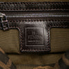 Fendi Zucca Canvas Double Flap Shoulder Bag Secondhand