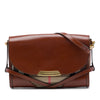 Burberry Leather and House Check Canvas Bridle Abbott Crossbody Secondhand