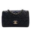 Chanel Mini CC Quilted Shiny Lambskin Half Flap Secondhand