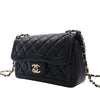 Chanel Mini CC Quilted Shiny Lambskin Half Flap Secondhand