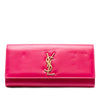 Saint Laurent Smooth Leather Cassandre Clutch Secondhand