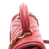Chanel Mini CC Chevron Lambskin Reversed Round Flap Secondhand