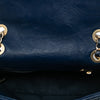 Chanel Small Chevron Wrinkled Calfskin Medallion Charm Surpique Flap Secondhand