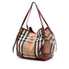 Burberry Small House Check Canvas Bridle Canterbury Tote Secondhand