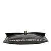 Alexander McQueen Croc Embossed Leather Skull Clutch Secondhand